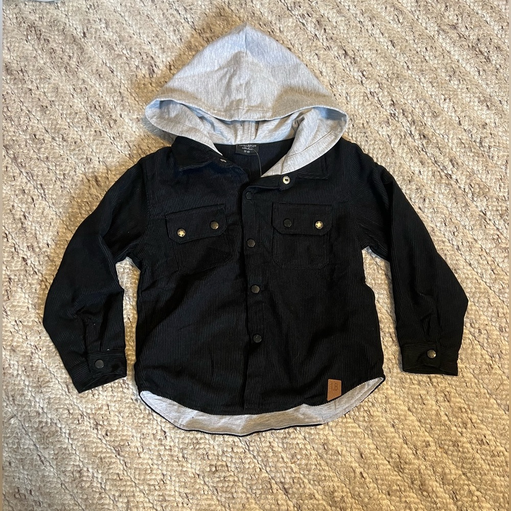 Little Bipsy Hooded Corduroy Jacket